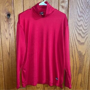 Patagonia Capilene Vintage Men's Vibrant Red Long Sleeve Shirt Size L Baselayer